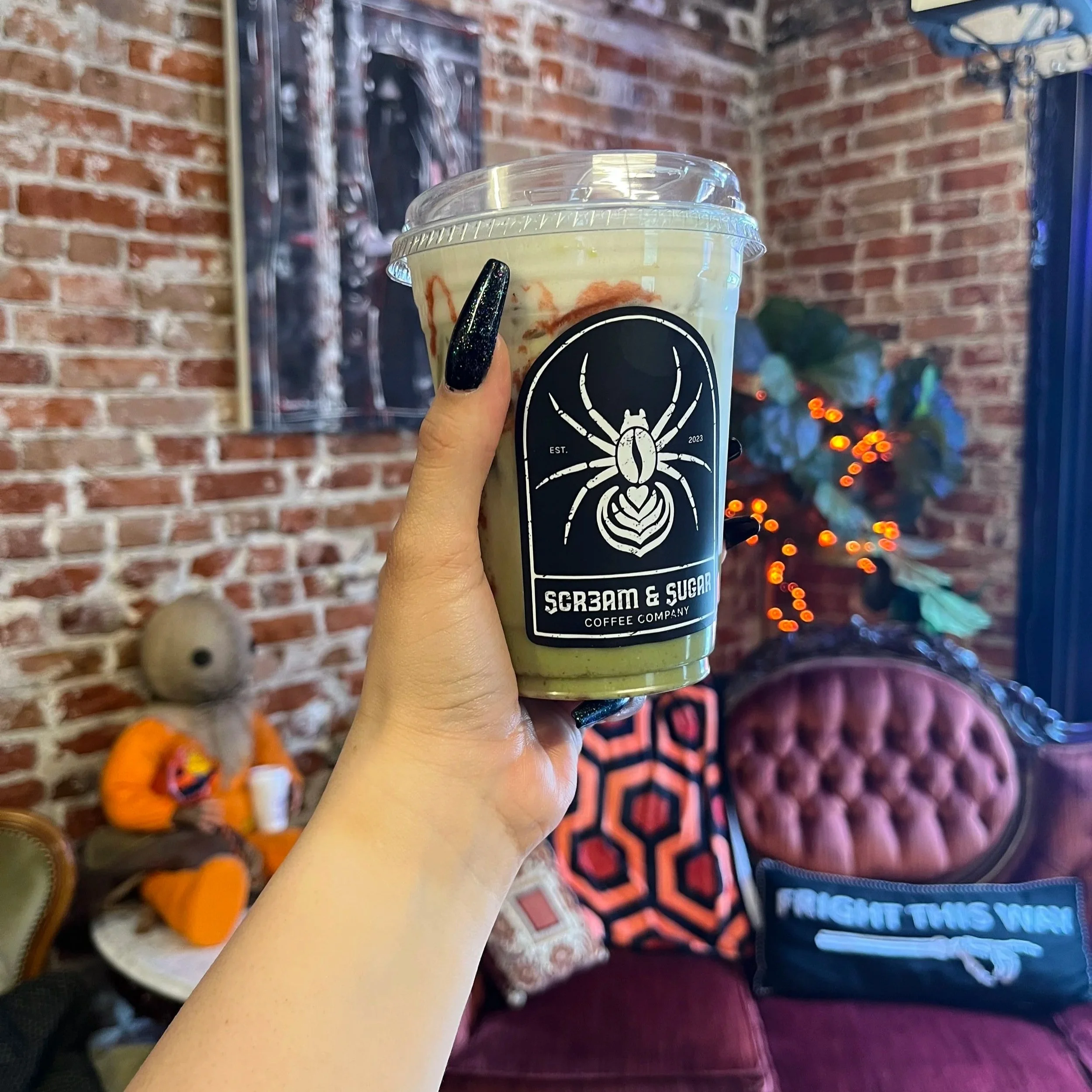 Horror-themed SCREAM & SUGAR Coffee Company serves a spine-tingling cafe experience